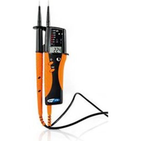 Testeur de tension à 2 pôles HT Instruments HT8 CAT III 690 V, CAT IV 600 V Acoustique, Bargraphe, LCD, LED (1/2)
