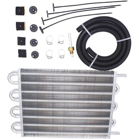 Refroidisseur de transmission 8 passages robuste avec kit de montage de tuyau, PTAC de 26 000 lb (1/5)