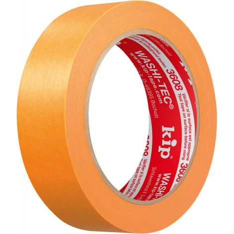 KIP Washi-Tec® estándar de color naranja estándar de 30 mm x 50 m
