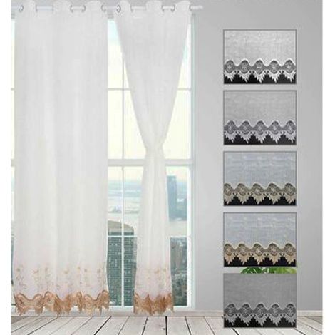 Veruska Pannello Singolo 6 Borchie Porta Cucina Bastone 140x280cm (1/2)