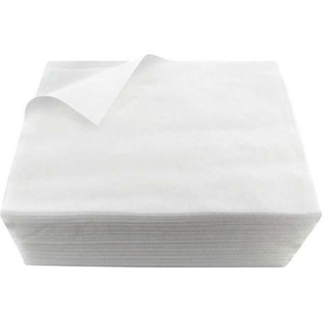 Lot de 100 serviettes en non tissé spunlace jetables - 40 x 50 cm - Vivezen