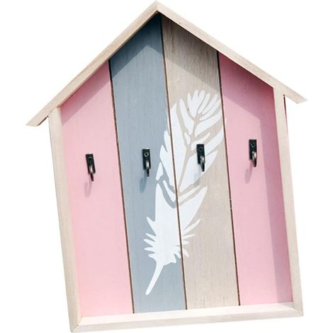 Porte-clés en palissandre, boîte à clés, porte-clés mural pour la maison, bois - AquaForge (1/5)