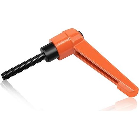 Verstellbare Klemmhebel Griff,M5-25mm Spanngriff Griffmutter Klemmgriff Verschlusshebel Außengewinde Griff Maschinengriffe (1/5)