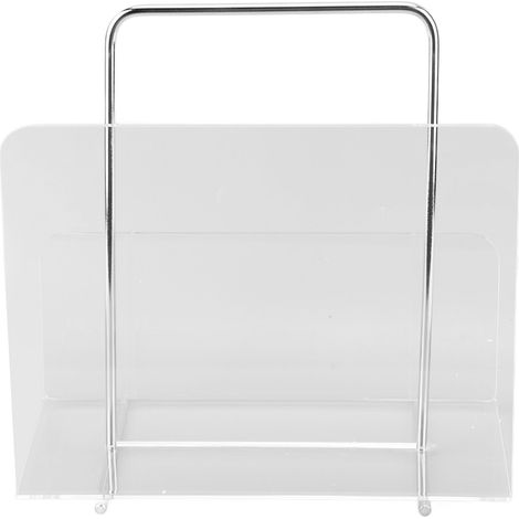Porte-revues en acrylique transparent, porte-livres d'archivage en acrylique pour l'organisation et le rangement au bureau, décoration de réception (1/5)