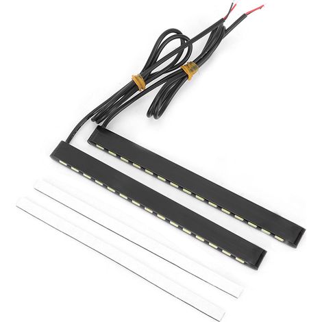 Luci diurne a LED Yctze impermeabili, 5630 LED ad alta luminosità, ideali per la modifica di auto (15 LED) (1/5)