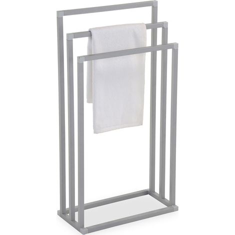 Porte-serviette KUNO gris clair