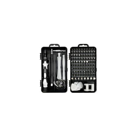 Jeu de tournevis polyvalents 115 en 1, jeu de tournevis de précision, kit de démontage pour ordinateur portable, adapté aux smartphones, iPads, tablettes, produits électroniques (1/5)
