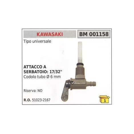 Rubinetto carburante KAWASAKI universale 001158