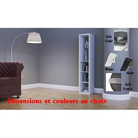 Plinthe souple flexible en PVC / qualité MadeInNature®/ Blanc, Gris clair, Gris foncé, Noir, / Longueur et hauteur au choix - Gris foncé - 60 mm - 5 mètres. (1/5)