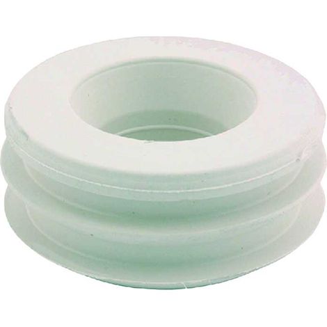 MORSETTO PER WC IN GOMMA BIANCA Øest.55 x Øi.30 mm
