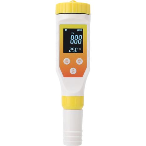 7-in-1 Wasserqualitätstester: pH/EC/TDS/H2 ORP/Salzgehalt für Aquarien und Meerwasseraquakultur - Crezuo