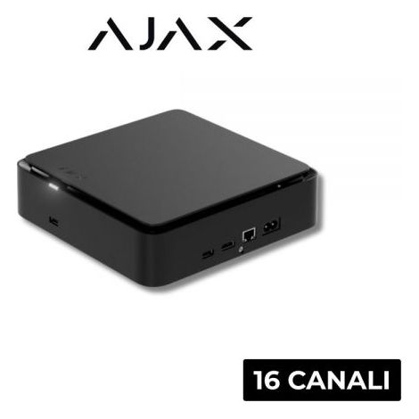 AJAX NVR HAC (16 CANALI) HD HDMI BIANCO / NERO - 134506 - 134505 NERO 16 CANALI - 134505