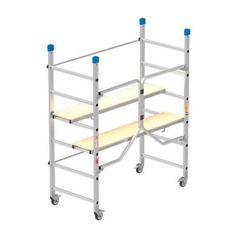 TRABATTELLO DINAMICO MARCHETTI  ALLUMINIO RICHIUDIBILE CM 15526X82 H.CM 110/188