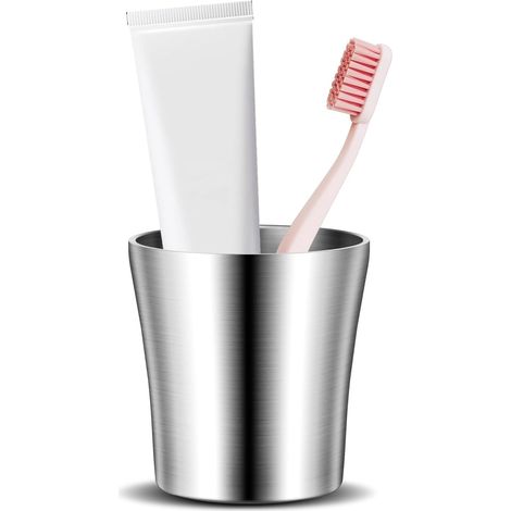 und ergonomischer Edelstahlbecher 180 ml moderner und
