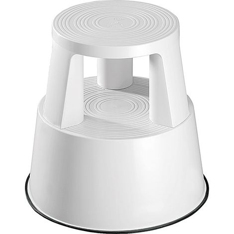 Bianco Mobile Sgabello Plastica (1/3)