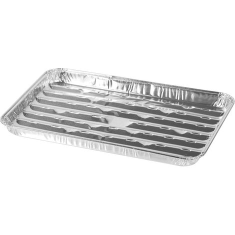 Schüssel MagicHome 34x23x2.5 cm, 3 Stk., rechteckig, perforiert, ALU (1/2)