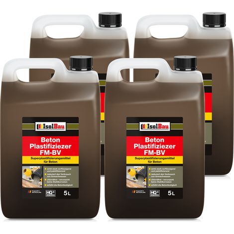 Plastifiant pour béton IsolBau FM-BV 20L (1/5)