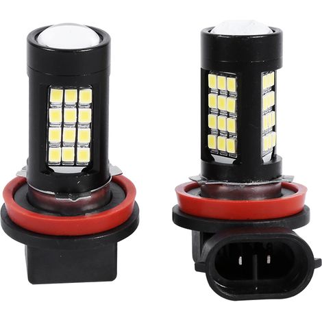 2 ampoules H11/H8 42 SMD blanches 2835 Canbus pour phares et feux de brouillard, sans problème (1/5)
