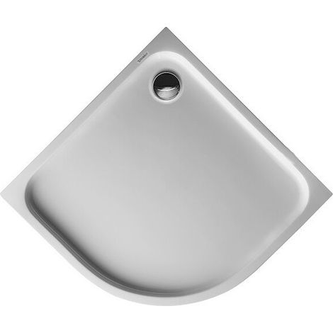Receveur de douche quart de cercleD-CODE avec antidérapant blanc 900x900x85mm