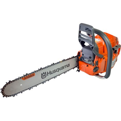 Husqvarna – Tronçonneuse thermique 45 cm – Moteur X-Torq 3,6 kW – Cylindrée 70,7 cm³ – Coupe nette pour bois dur (1/4)