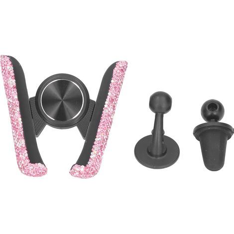 Support téléphonique Bling voiture rose ajustable universel pour femmes filles (1/5)