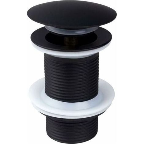 Garden FutureBonde de Lavabo Noire sans Trop-Plein Bonde Pop-Up Universelle pour Vasque Poser couleurs multiples Largeight (1/4)