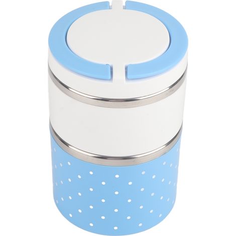 Boîte Repas Isotherme 2 Couches en Acier Inoxydable pour Aliments Chauds (1/5)