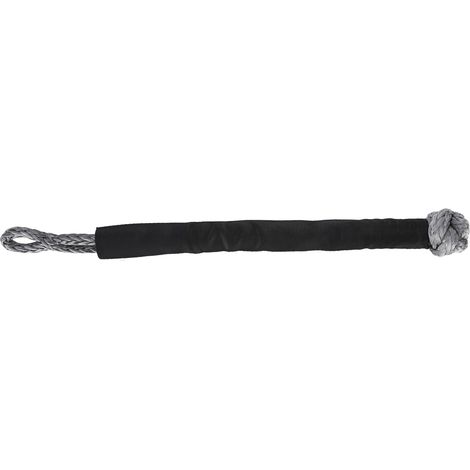 Élingue d'anneau de treuil souple, accessoire de remorquage 4x4, manille textile 60mm, capacité 16T, noir, pour SUV et véhicule tout-terrain (1/5)