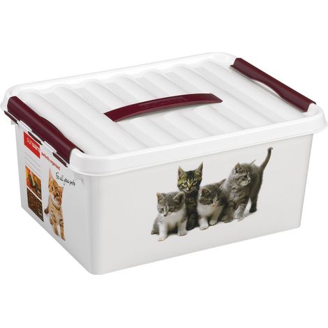 Boite Q-line motif animaux 15 litres (1/5)