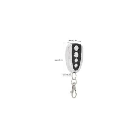 Control remoto inalámbrico universal Crezuo de 433 MHz para puertas de garaje eléctricas