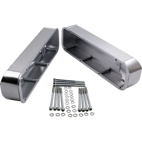 Aluminum Engine Valve Rocker Covers Stain for Ford Big Block V8 BBF 429 460 (1/5)