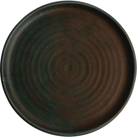 Assiettes plates vert bronze Canvas 26,5 cm (Lot de 6) - Ref FA324 - Olympia (1/5)