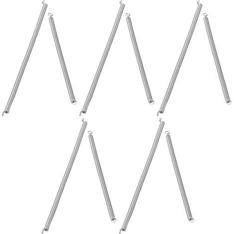 10 Pièces Ressort de Tension Petit Ressort Solide et Polyvalent à Double Crochet en Acier Inoxydable pour Agrafeuse pour Réparations DIY et Remplacement (1/5)