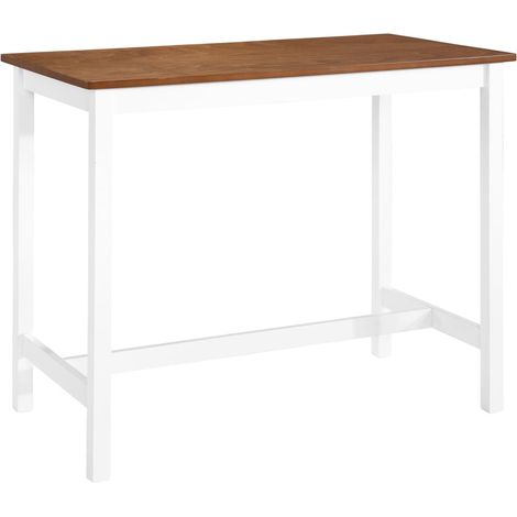 Bartisch Massivholz 108x60x91 cm