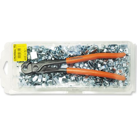 PINZA RECINZIONI GIUNZIONE CHIUSURA+GANCI RETI RECINZIONE MOD.PICCOLA MUNDIAL
