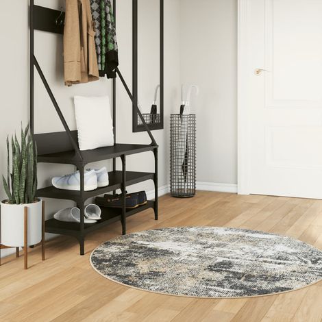 Tapis lavable, multicolore, Ø 120 cm