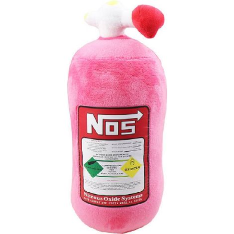 （Rose）Nos Oreiller de bouteille d'oxyde nitreux Coussin d'appui-tête décoratif de voiture Oreiller en peluche créatif, appui-tête
