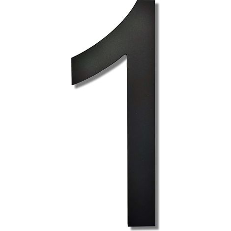 Outdoor House Number, 200mm Large Floating 3D Modern Outdoor House Number - Weatherproof (1/5)