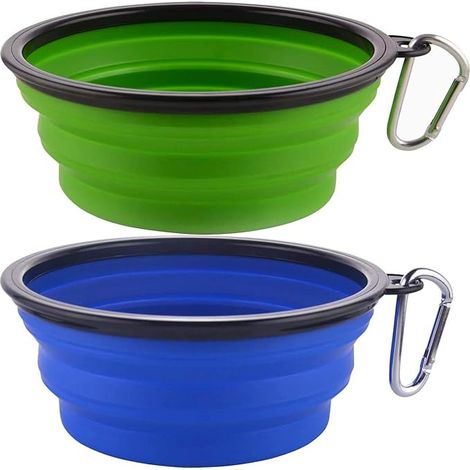 Blue Dream Hundenäpfe, 2er-Set faltbare Hundenäpfe