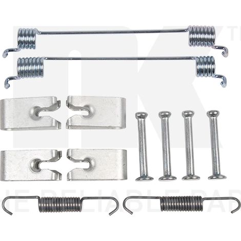 Kit d'accessoires, mâchoire de frein NK 7923866 CITROËN 1605107 1605289 1605458