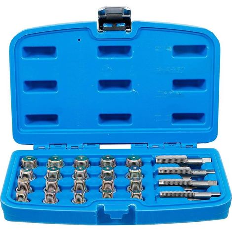 Kit de Réparation Filetage Vidange d Huile 64 pcs - Réparation Facile et Complète, Acier, Pro - D-Work (1/5)
