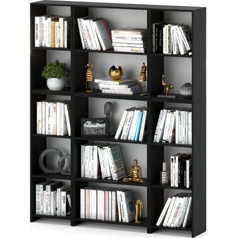 Étagre de bureau - 150 cm - Noir - Pratique et moderne - Idéale pour livres et jouets (1/5)