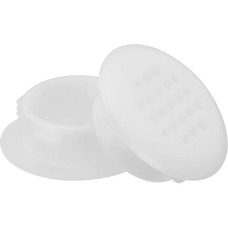 25mm (1") 12pcs Plastic Circular Ventilation Grille with Round Mesh Ventilation Holes for Kitchen and Bathroom Cabinets (1/5)