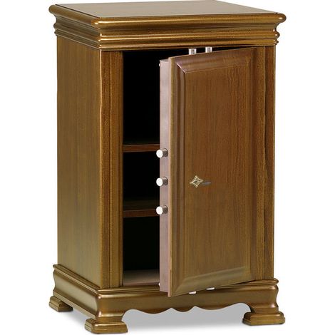 Cassaforte In Legno Chiave e Combinazione Elettronica Evolution ESC Technomax - Combinazione Elettronica Digitale 515x730x445