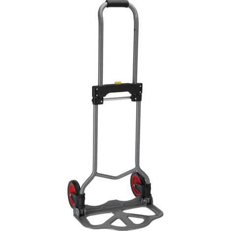 Chariot diable pliable acier 60kg 80x385x710mm (1/5)