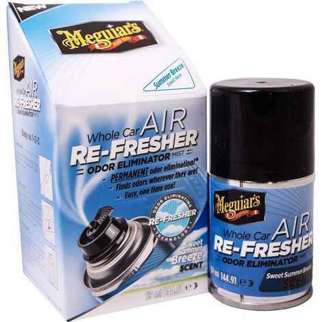 Meguiar's G16602EU Sweet Summer Breeze Air Refresher, Elimina Odori, 59 ml