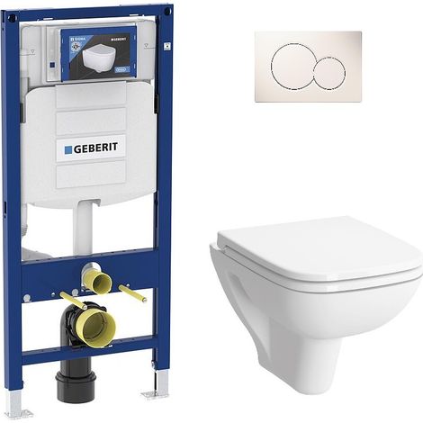 Pack Bati support Geberit et WC suspendu VitrA S20 compact (1/5)