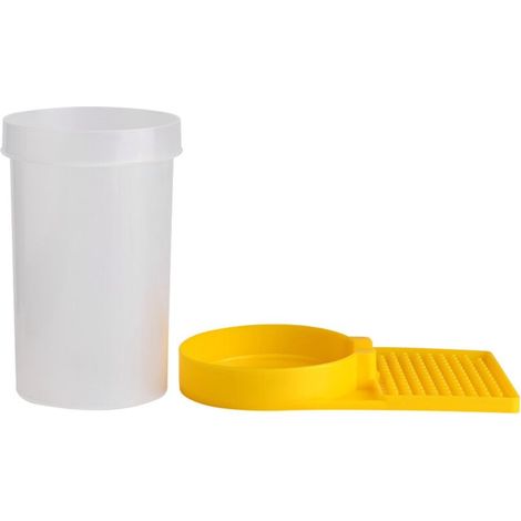Bebedero de plástico para abejas, ideal para equipos de apicultura. (1/5)