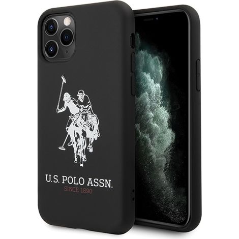 iPhone 11 Pro Max US Polo Silikonhülle Schwarz (1/5)
