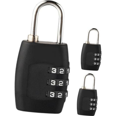 à combinaison pour valises et sacs à dos lot de 3 en (1/5)